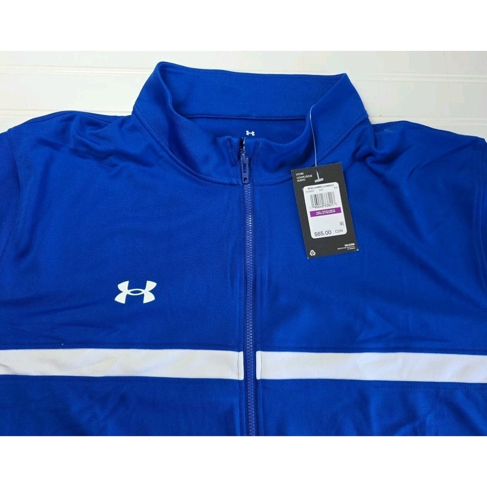 Under Armour Knit Warm Up Team Jacket Men's 2XL Full Zip Training Track Jacket